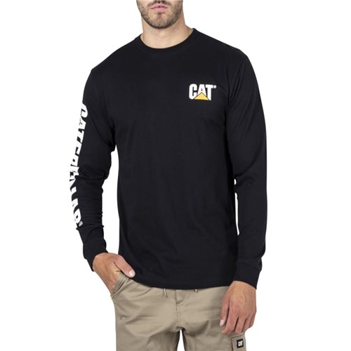 CAT® Workwear Trademark Banner Tee - Long Sleeve